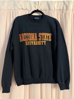 Arizona State University Black Crewneck Sweatshirt